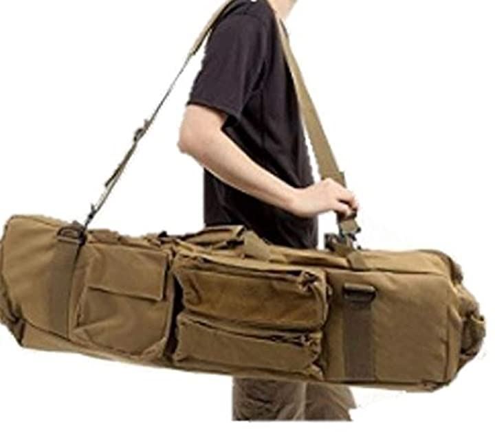 ガンケース 大容量 W100cm 2本 2丁 収納 ライフル ソフト サバゲー カメラ 三脚 釣り