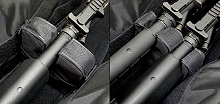 ガンケース 大容量 W100cm 2本 2丁 収納 ライフル ソフト サバゲー カメラ 三脚 釣り