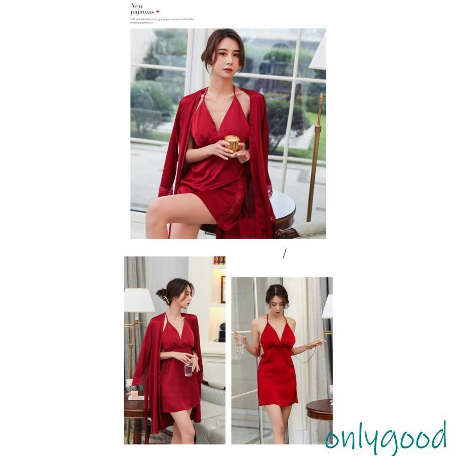 パジャマ レディース 春夏 レース ルームウェア 3点セット ネグリジェ ナイトガウン キャミソール 寝巻き 部屋着 接触冷感 大きいサイズ 可愛い