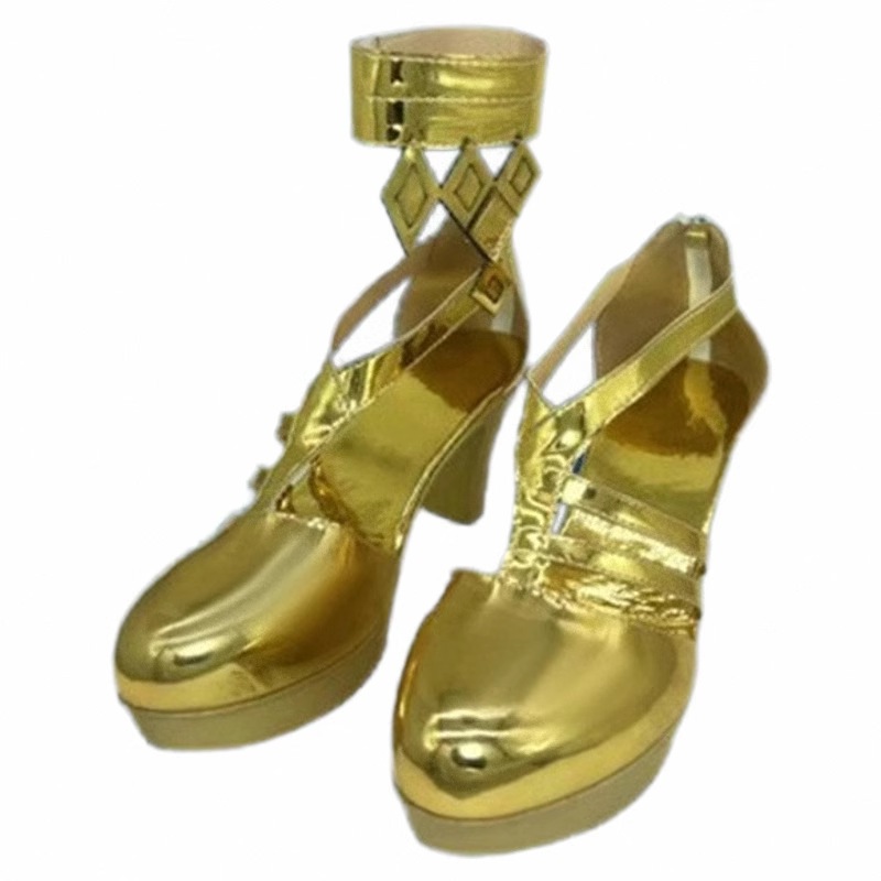 原神ライラ靴漫画展示二次元絵デザインパフォーマンスシューズハイヒールサンダル