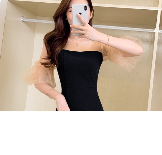 【取寄:納期2週間】パーティードレス レディース 演奏会ドレス 結婚式ドレス ワンピースドレス フィッシュテール マーメイドシルエット メッシュ シースルー フレアスリーブ ハイウエスト お呼ばれ 【取寄:納期2週間】パーティードレス レディース 演奏会ドレス 結婚式ドレス ワンピースドレス フィッシュテール マーメイドシルエット メッシュ シースルー フレアスリーブ ハイウエスト お呼ばれ