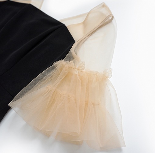 【取寄:納期2週間】パーティードレス レディース 演奏会ドレス 結婚式ドレス ワンピースドレス フィッシュテール マーメイドシルエット メッシュ シースルー フレアスリーブ ハイウエスト お呼ばれ 【取寄:納期2週間】パーティードレス レディース 演奏会ドレス 結婚式ドレス ワンピースドレス フィッシュテール マーメイドシルエット メッシュ シースルー フレアスリーブ ハイウエスト お呼ばれ