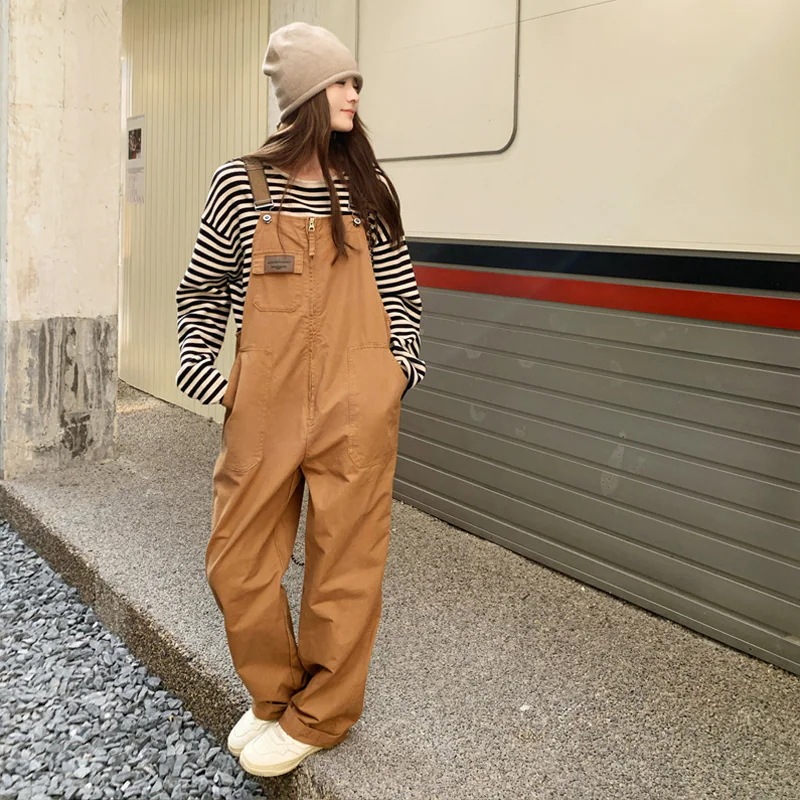 作業着 アメリカン レトロ リュック ズボン 女性 2024 春秋モデル ゆったり bf ダラダラ 風 経年変化 ワンピース ハーフパンツ ズボン 作業着 アメリカン レトロ リュック ズボン 女性 2024 春秋モデル ゆったり bf ダラダラ 風 経年変化 ワンピース ハーフパンツ ズボン