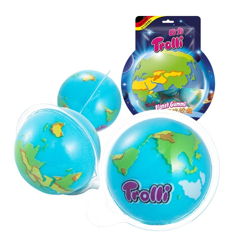 Trolli 地球グミ 50個 韓国お菓子 地球グミ 目玉グミボールグミ