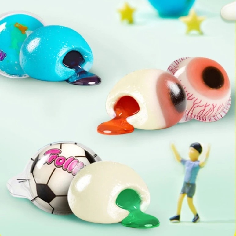 Trolli 地球グミ 50個 韓国お菓子 地球グミ 目玉グミボールグミ