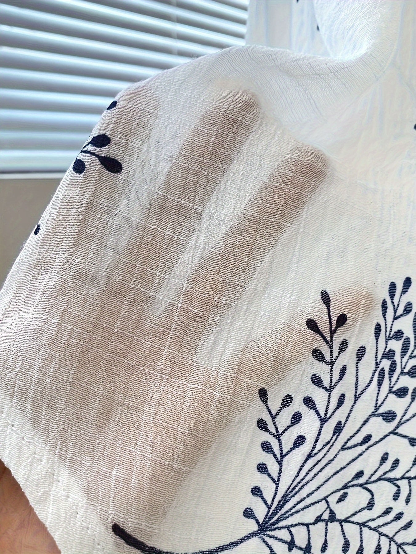 植物プリントボタンフロントシャツエレガントな長袖胸ポケットシャツ春と秋のレディース服 植物プリントボタンフロントシャツエレガントな長袖胸ポケットシャツ春と秋のレディース服