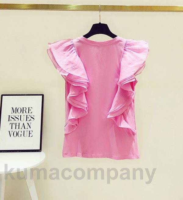 フリル トップス レディース フリル袖 半袖 フレンチスリーブ シャツ ブラウス クルーネック カットソー 大きいサイズ 白 黒 カジュアル 可愛い 韓国 ファッション 大人可愛い km フリル トップス レディース フリル袖 半袖 フレンチスリーブ シャツ ブラウス クルーネック カットソー 大きいサイズ 白 黒 カジュアル 可愛い 韓国 ファッション 大人可愛い km