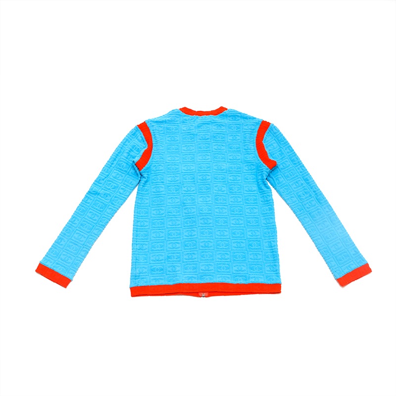 カーディガン ブルーxオレンジ eit1138 カーディガン ブルーxオレンジ eit1138