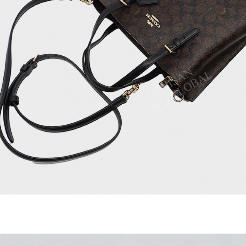 コーチシグネチャーキャンバスモリートートバッグ 25 CV965 IMXAQ