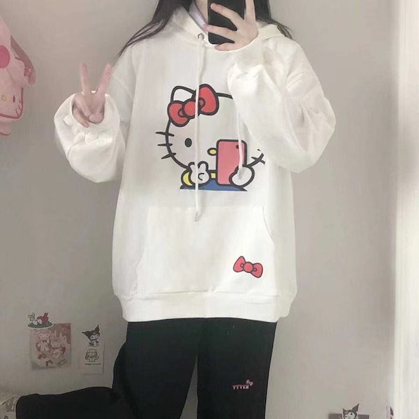 Qoo10] パーカー かわいい ハローキティー キテ