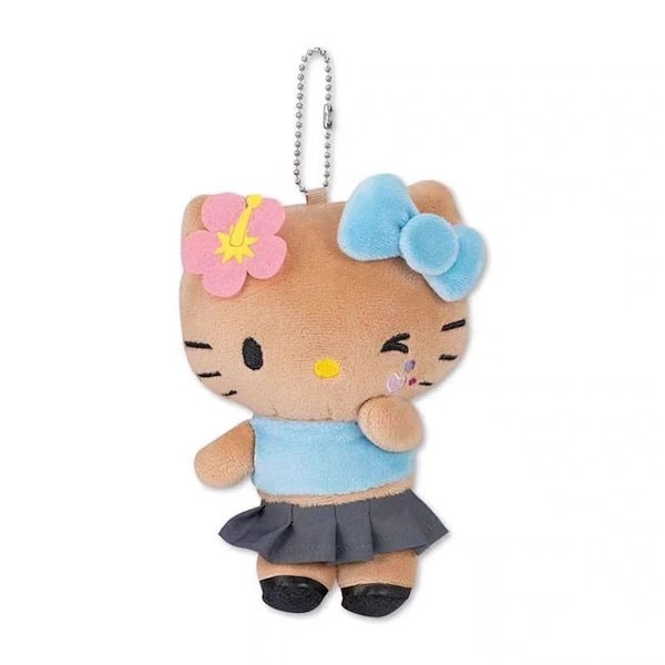 Qoo10] 【大人気】日焼けキティ キーホルダー日焼