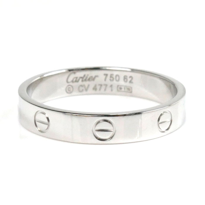 CARTIER カルティエ K18WG ホワイトゴールド ミニラブ リング
