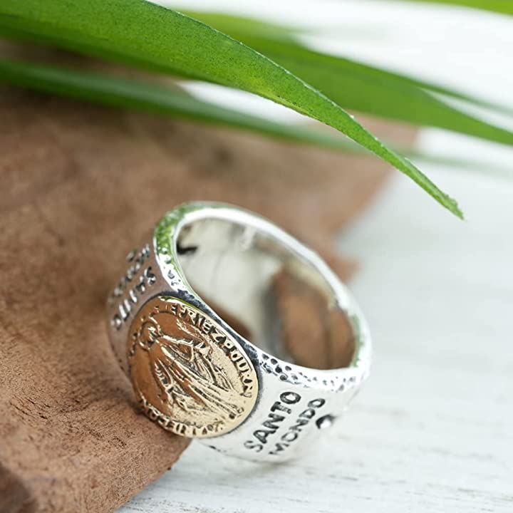 マリア クロス リング シルバー 925 指輪 スターリングシルバー 十字 メンズ レディース(シルバー, 23号) マリア クロス リング シルバー 925 指輪 スターリングシルバー 十字 メンズ レディース(シルバー, 23号)