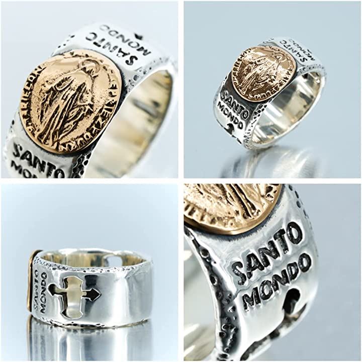 マリア クロス リング シルバー 925 指輪 スターリングシルバー 十字 メンズ レディース(シルバー, 23号) マリア クロス リング シルバー 925 指輪 スターリングシルバー 十字 メンズ レディース(シルバー, 23号)