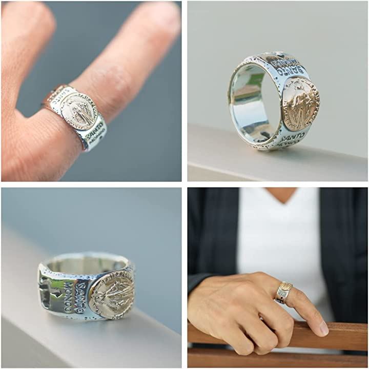 マリア クロス リング シルバー 925 指輪 スターリングシルバー 十字 メンズ レディース(シルバー, 23号) マリア クロス リング シルバー 925 指輪 スターリングシルバー 十字 メンズ レディース(シルバー, 23号)