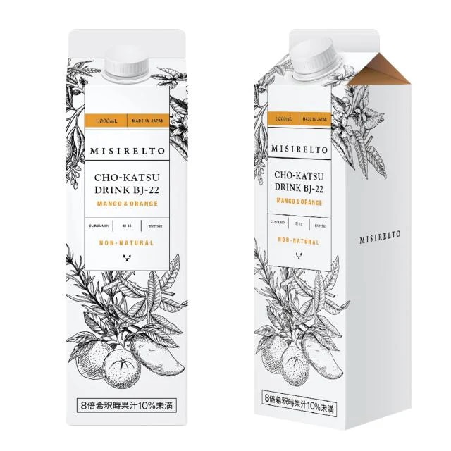 MISIRELTO CHO-KATSUドリンク BJ-22 マンゴー&オレンジ 1000ml 2個 ミシレルト 酵素ドリンク 美しい腸内サイクルへ導く MISIRELTO CHO-KATSUドリンク BJ-22 マンゴー&オレンジ 1000ml 2個 ミシレルト 酵素ドリンク 美しい腸内サイクルへ導く