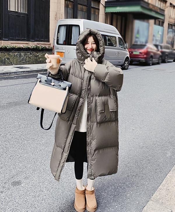 ダウンコート レディース ダウンジャケット 90％ダウン Aライン 帽子付き フード 母親 大きいサイズ 黒 ブラック 厚手 冬服 防寒着 おしゃれ S M L きれいめ 着やせ 20代 30代 40