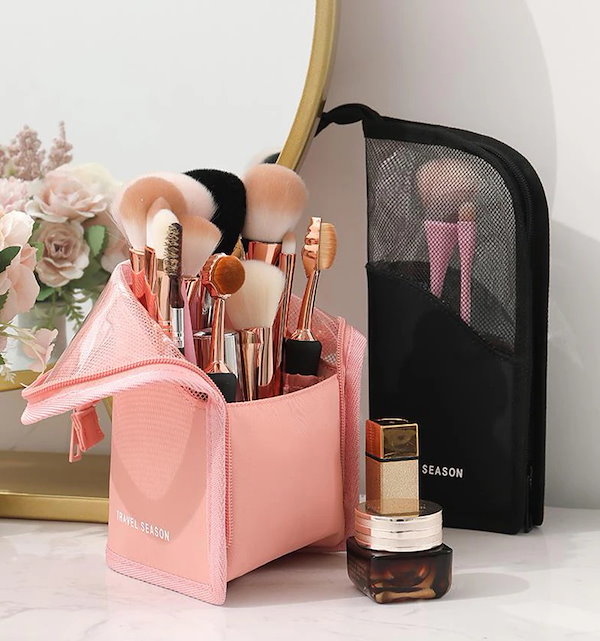 Qoo10] メイクブラシケース 化粧ブラシホルダー
