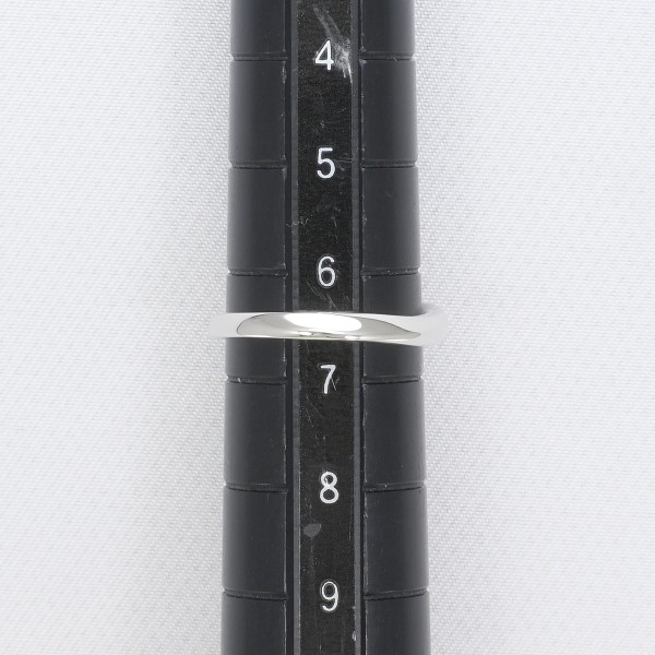 4℃ PT950 リング 指輪 6.5号 ブルーダイヤ 総重量約2.8g ジュエリー 中古