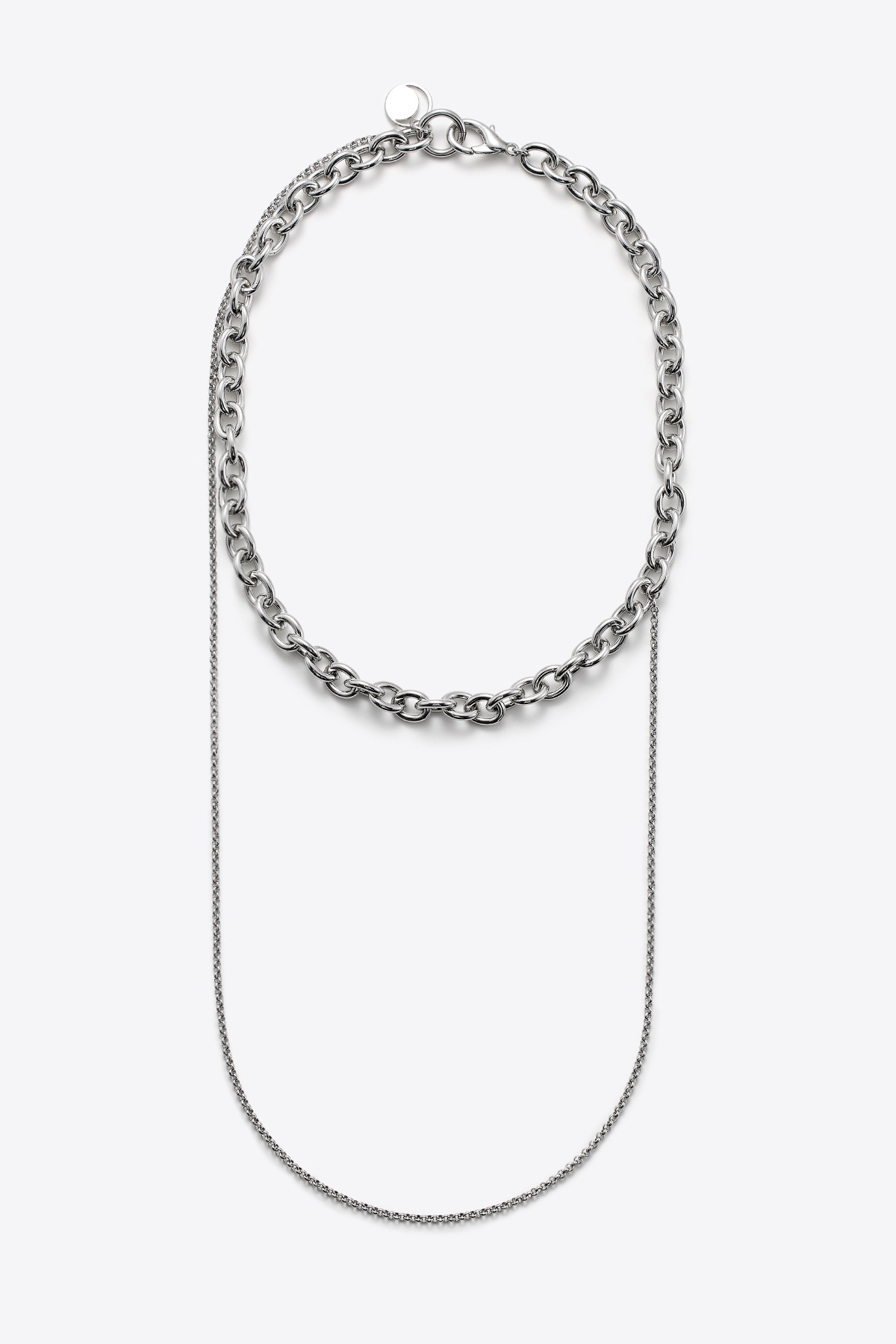ネックレス・ペンダント Unbalance Layered Chain Necklace VJ16N-LAYEREDCHAIN-GOLD-