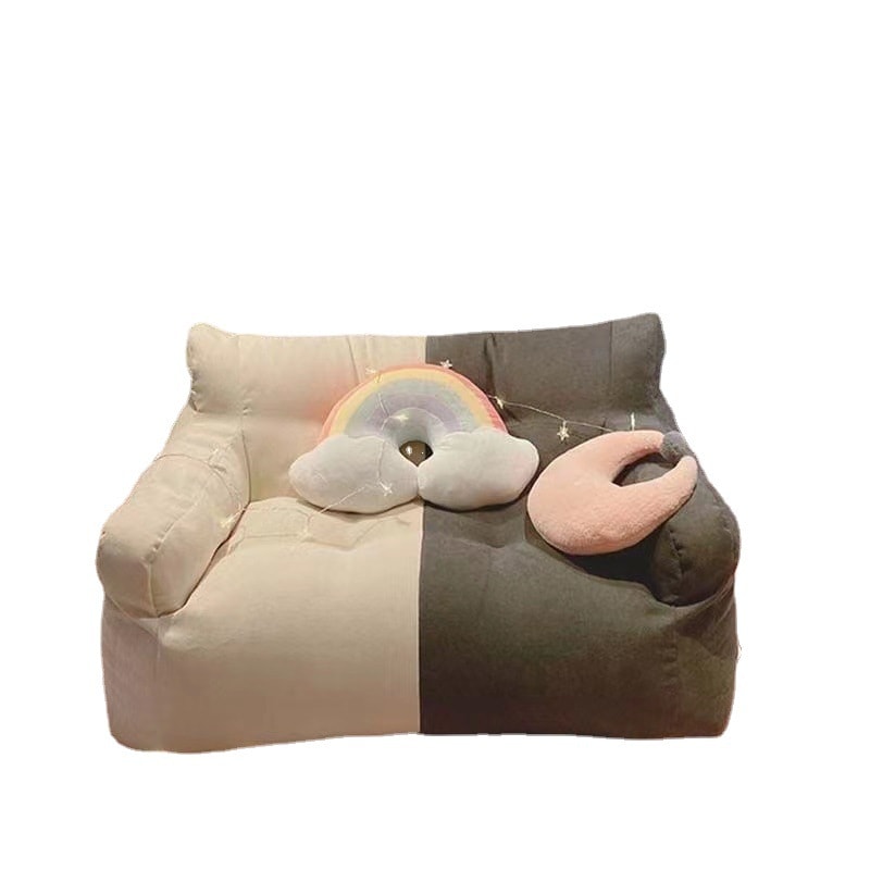 レイジーソファベッドルーム小さなソファクラウドミニソファダブル畳ドミトリーソファ