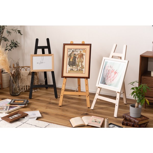 3色から選べるパインのイーゼル 北欧 ナチュラル ディスプレイ 什器 リビング