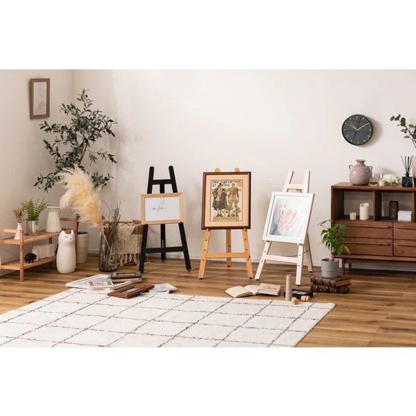 3色から選べるパインのイーゼル 北欧 ナチュラル ディスプレイ 什器 リビング