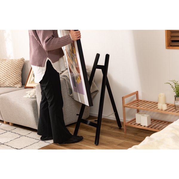 3色から選べるパインのイーゼル 北欧 ナチュラル ディスプレイ 什器 リビング