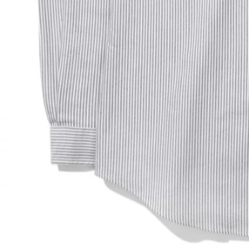 COVERNAT オックスフォードストライプシャツグレー COVERNAT オックスフォードストライプシャツグレー