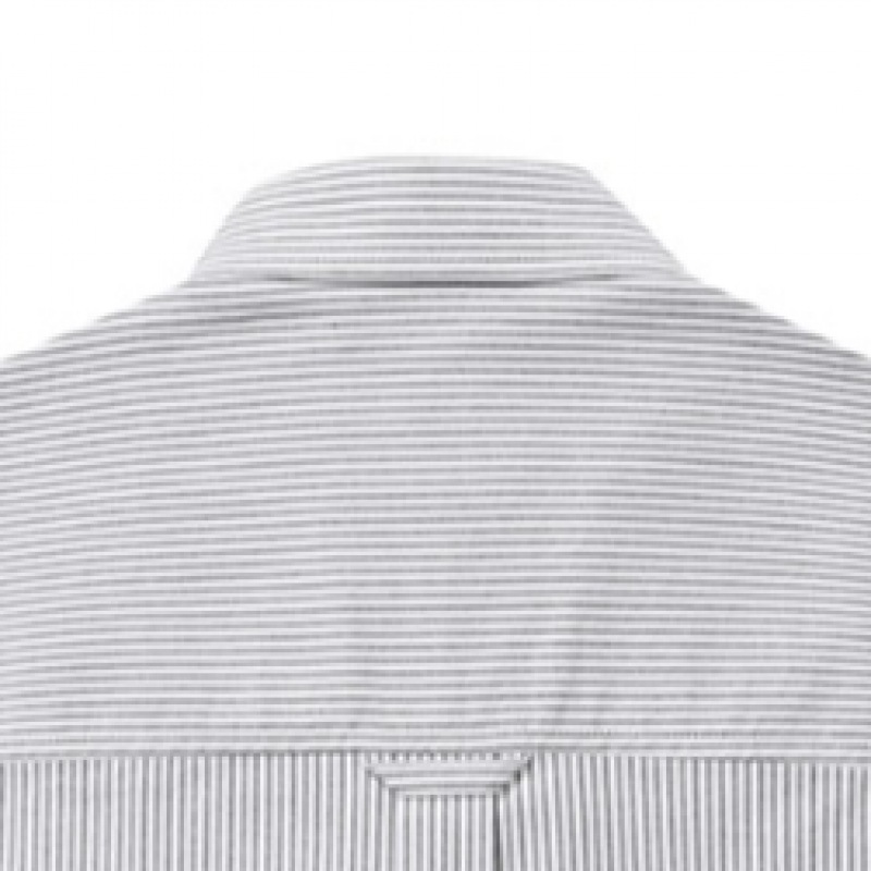 COVERNAT オックスフォードストライプシャツグレー COVERNAT オックスフォードストライプシャツグレー