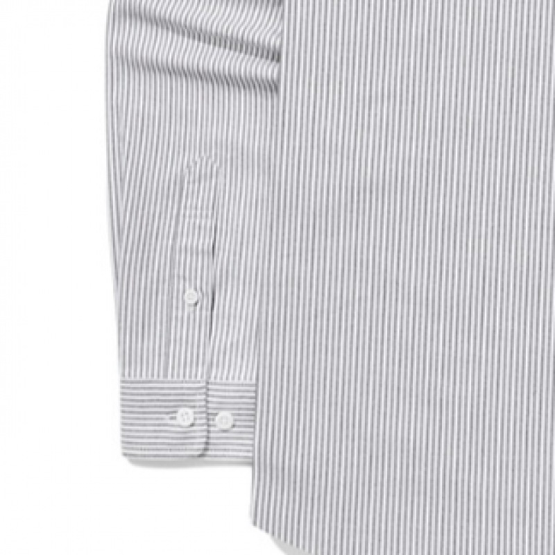 COVERNAT オックスフォードストライプシャツグレー COVERNAT オックスフォードストライプシャツグレー