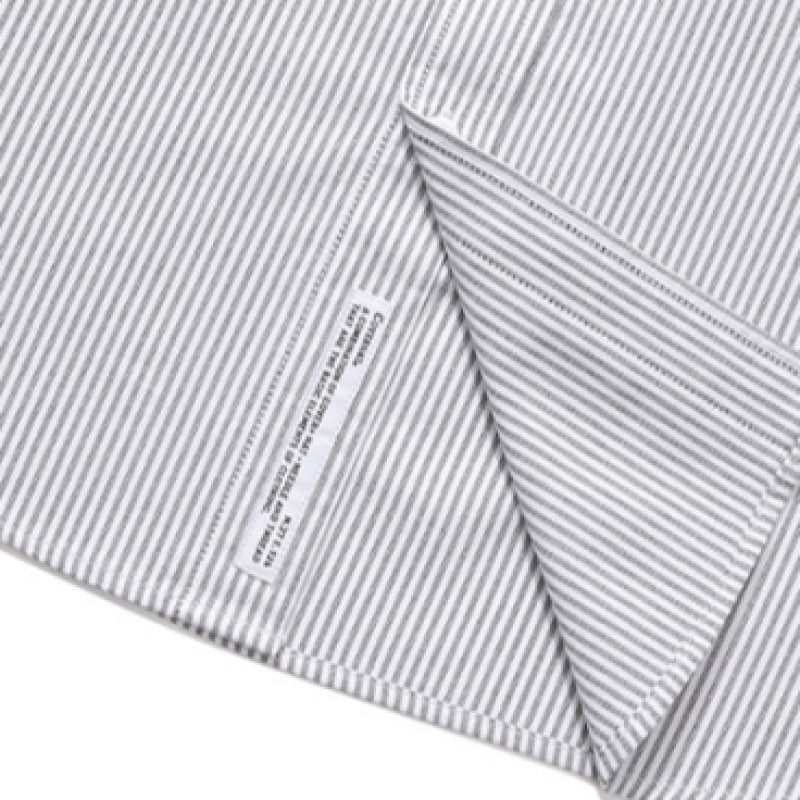 COVERNAT オックスフォードストライプシャツグレー COVERNAT オックスフォードストライプシャツグレー