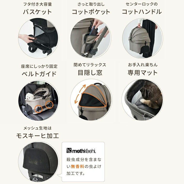 【即納】AIRBUGGY エアバギー wizX ペットカート 軽量 コンパクト 押しやすい お出かけ お散歩 旅行 耐荷重12kg 便利 快適 犬 犬用 カート ペット用 フィットシリーズ ウィズエッ