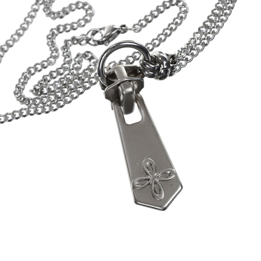 【SURGERY】clover logo zipper slider necklace SURGERY】clover logo zipper slider necklace