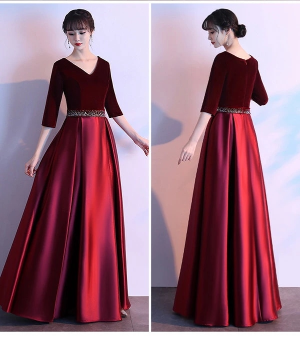 数量限定 ロングドレス 演奏会 黒 ドレス パーティードレス 大きいサイズ 袖あり 袖付き 発表会 パーティードレス ステージ用 衣装 カラードレス Aライン ファスナー 厚サテン 緑 女子会 二次会 数量限定 ロングドレス 演奏会 黒 ドレス パーティードレス 大きいサイズ 袖あり 袖付き 発表会 パーティードレス ステージ用 衣装 カラードレス Aライン ファスナー 厚サテン 緑 女子会 二次会