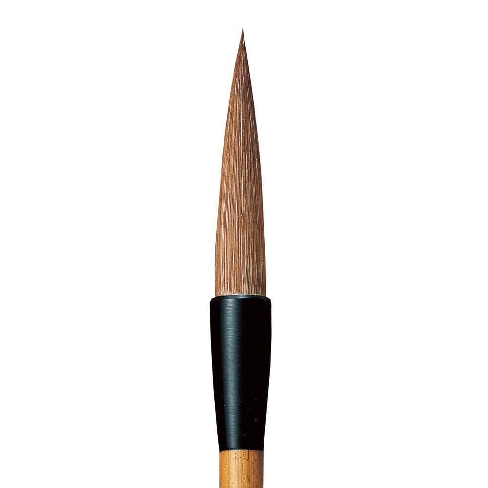 （まとめ買い）呉竹 書道筆 太筆 伎芸 3号 茶毛 FL-500 [x3]