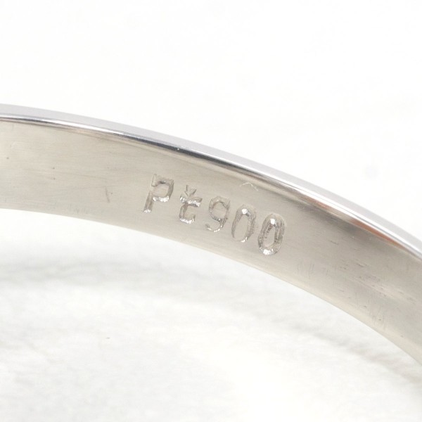 PT900 プラチナ リング 指輪 12号 サンゴ ダイヤ 総重量約9.7g ジュエリー 中古 PT900 プラチナ リング 指輪 12号 サンゴ ダイヤ 総重量約9.7g ジュエリー 中古