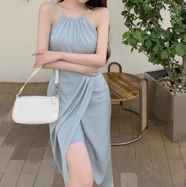 レディース ワンピース ドレス ミモレ ロング 左右非対称 イレギュラー 不規則 袖なし ノースリーブ ホルターネック タイト スリット ファスナー ハイウエスト ストレッチ 伸縮性 大人可愛い レディース ワンピース ドレス ミモレ ロング 左右非対称 イレギュラー 不規則 袖なし ノースリーブ ホルターネック タイト スリット ファスナー ハイウエスト ストレッチ 伸縮性 大人可愛い