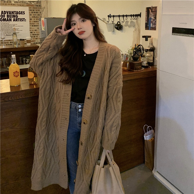 2色 トップス ニット カーディガン レディース 秋冬 春 かわいい カジュアル ゆったり 厚手 長袖 ロング丈 長袖 ボリューム袖 Vネック ワイド 前開き ケーブルニット 透け感 ホワイト ブラウ 2色 トップス ニット カーディガン レディース 秋冬 春 かわいい カジュアル ゆったり 厚手 長袖 ロング丈 長袖 ボリューム袖 Vネック ワイド 前開き ケーブルニット 透け感 ホワイト ブラウ