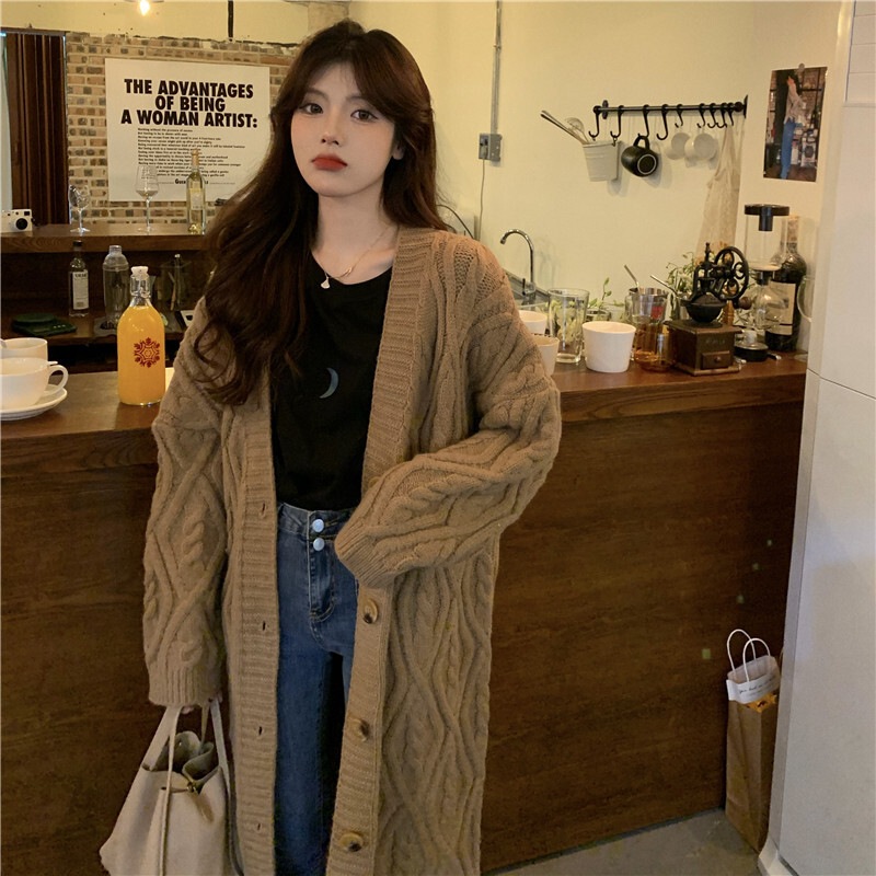 2色 トップス ニット カーディガン レディース 秋冬 春 かわいい カジュアル ゆったり 厚手 長袖 ロング丈 長袖 ボリューム袖 Vネック ワイド 前開き ケーブルニット 透け感 ホワイト ブラウ 2色 トップス ニット カーディガン レディース 秋冬 春 かわいい カジュアル ゆったり 厚手 長袖 ロング丈 長袖 ボリューム袖 Vネック ワイド 前開き ケーブルニット 透け感 ホワイト ブラウ