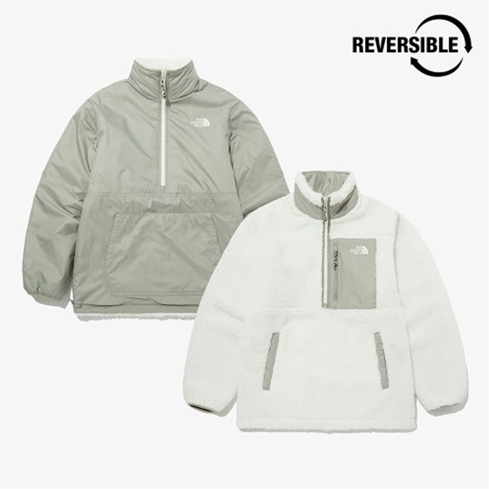 PLAY GREEN RVS FLEECE ANORAK [NJ4FP56]