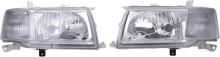 トヨタ 用 ヘッドライト ヘッドランプ 左右セット プロボックス 50系 バン ワゴン NCP50V NCP51V NCP52V 等(スモーク フィルム コーティング ステー バ)