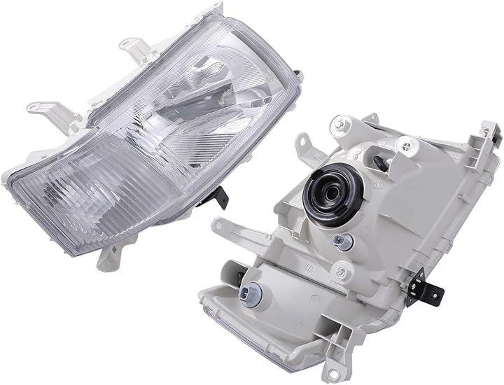 トヨタ 用 ヘッドライト ヘッドランプ 左右セット プロボックス 50系 バン ワゴン NCP50V NCP51V NCP52V 等(スモーク フィルム コーティング ステー バ)