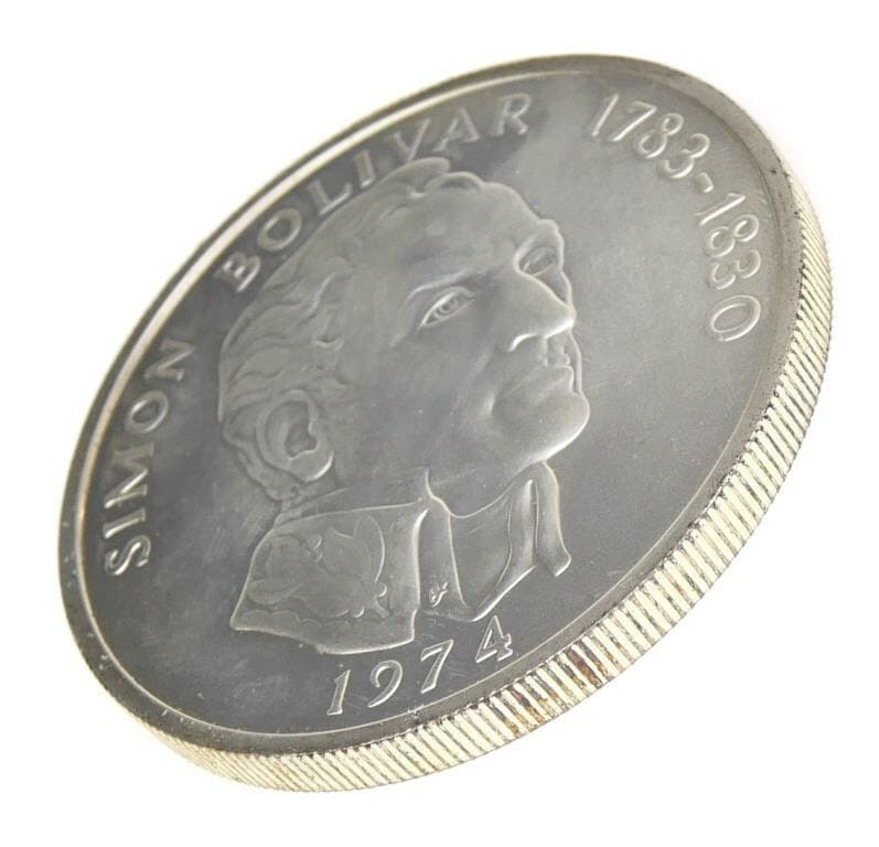 1974年 パナマ 20バルボア 銀貨 楽天市場】パナマ共和国 20バルボア銀貨 1974年 【中古】(65978