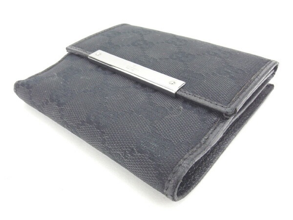 グッチ ロゴ... : バッグ・雑貨 Wホック財布 二つ折り財布 特価最新作