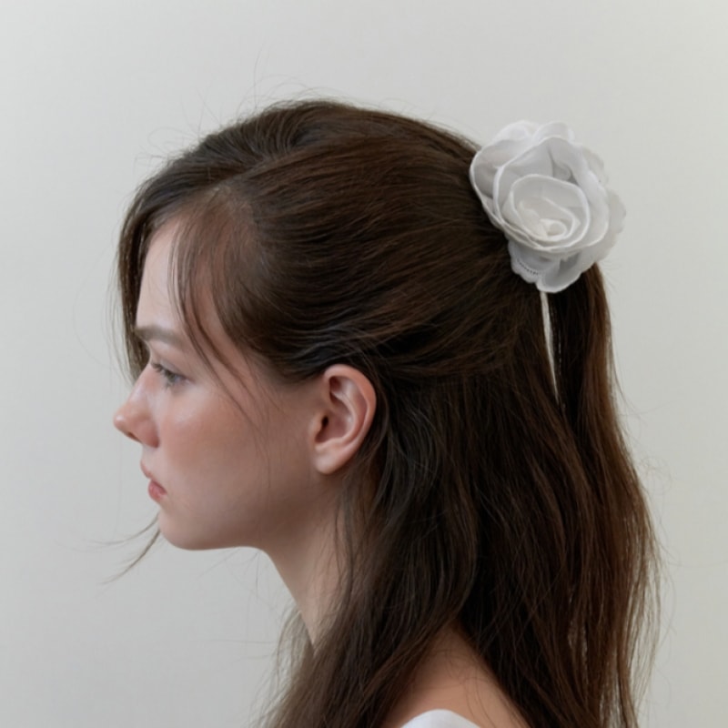 キンダベイビークーイングローズクロー-ホワイト キンダベイビークーイングローズクロー-ホワイト