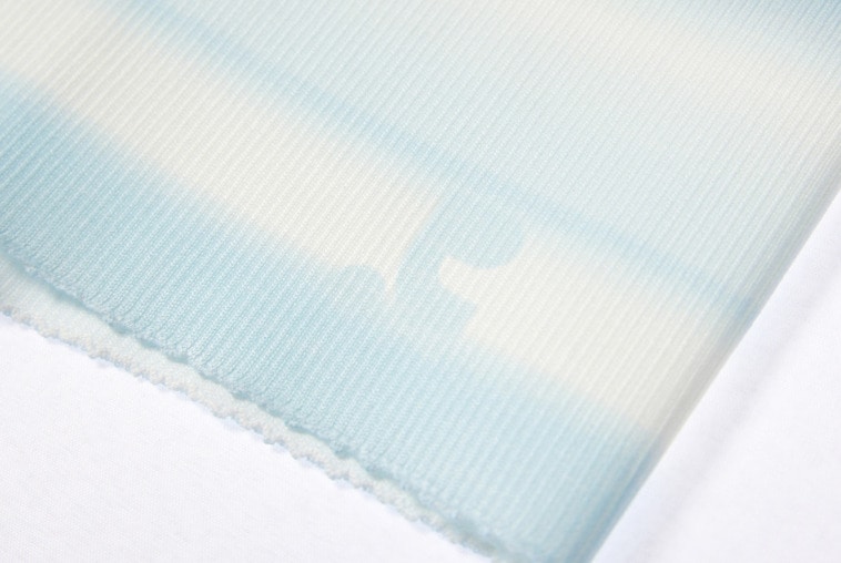 [韓国の人気商品] RR GRADATION BANDEAU KNIT TOP SKYBLUE