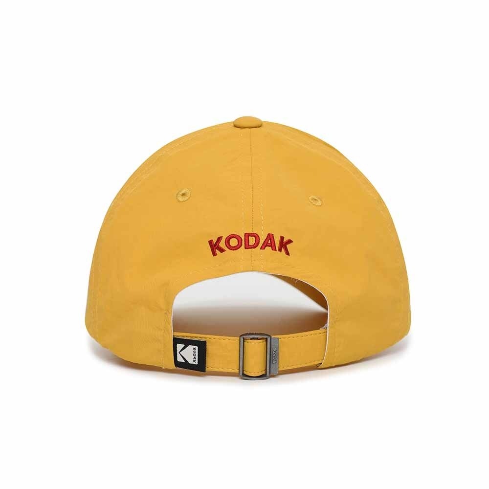 コダックアパレル リラックスフィットボールキャップ イエロー スクエアロゴ