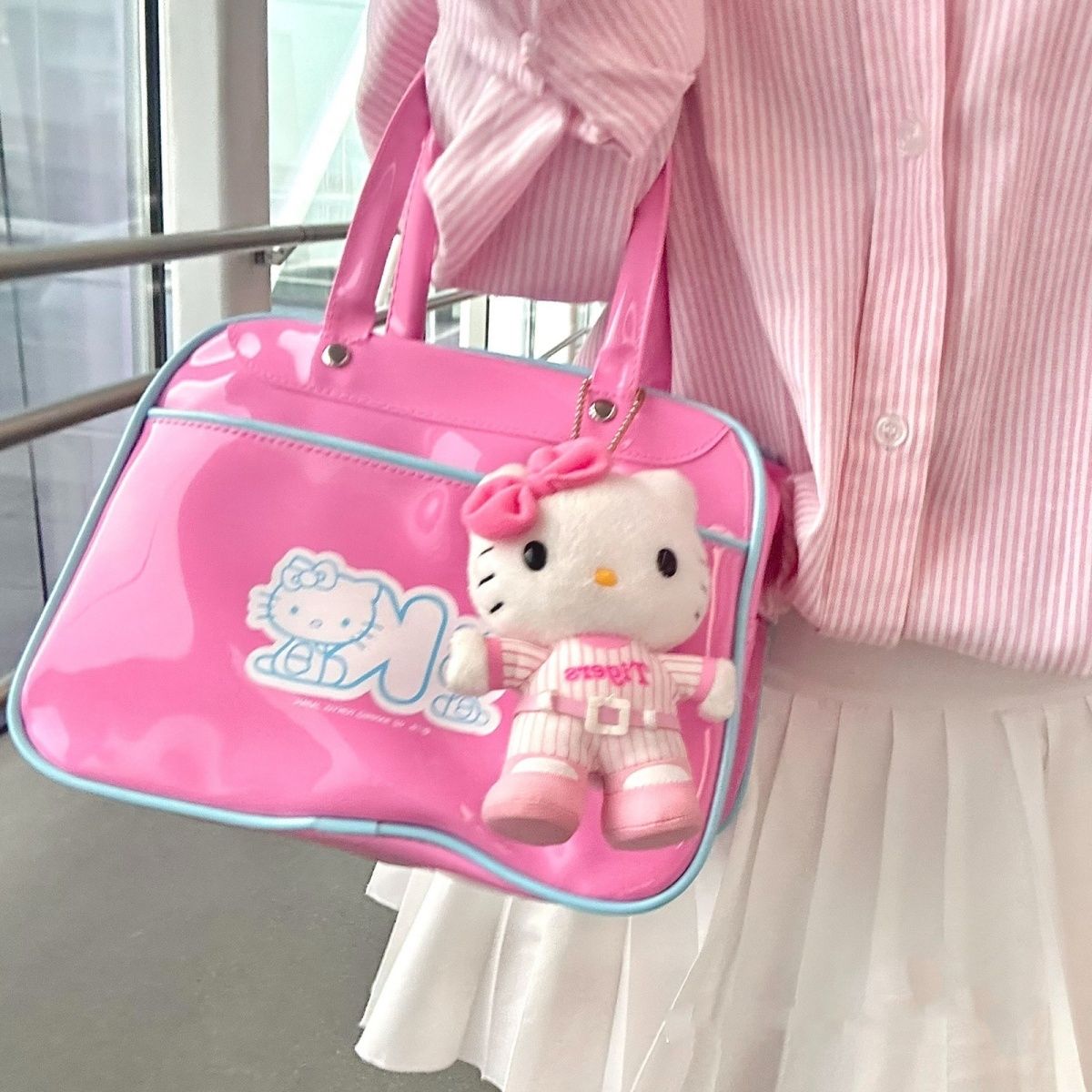 Qoo10] キーホルダー ピンク キティちゃん スト