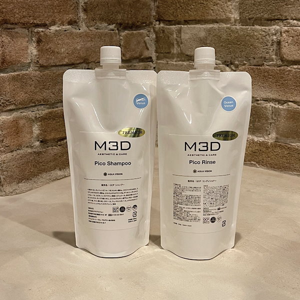 M3Dピコシャンプー＆リンスオーシャンビーナス500mlリフィルセット
